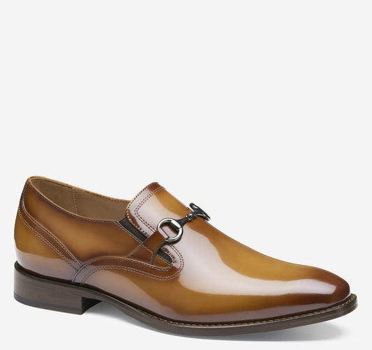 Johnston Murphy Men's Richland Plain Toe Bit Loafer