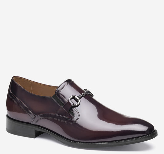 Johnston Murphy Men's Richland Plain Toe Bit Loafer