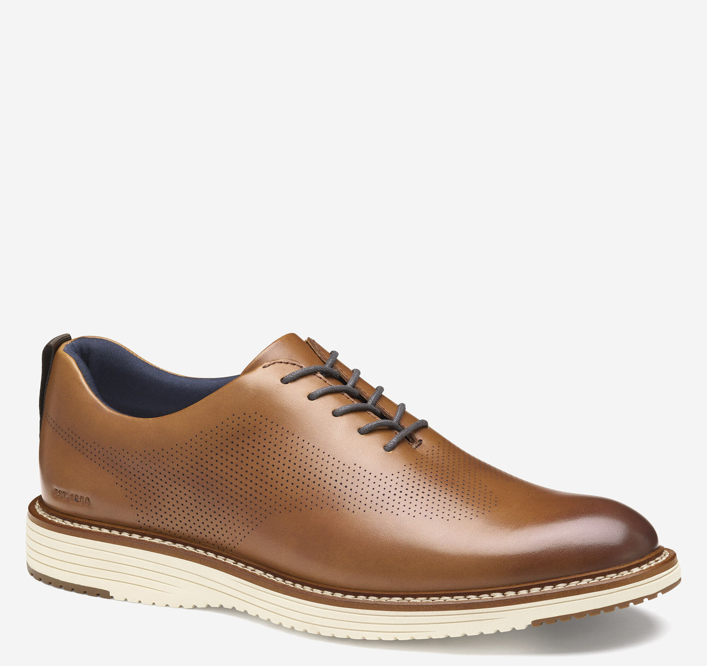 Johnston Murphy Men's Upton One-Piece Perfed Plain Toe