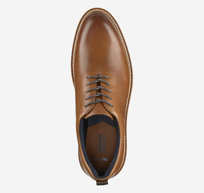 Johnston Murphy Men's Upton One-Piece Perfed Plain Toe