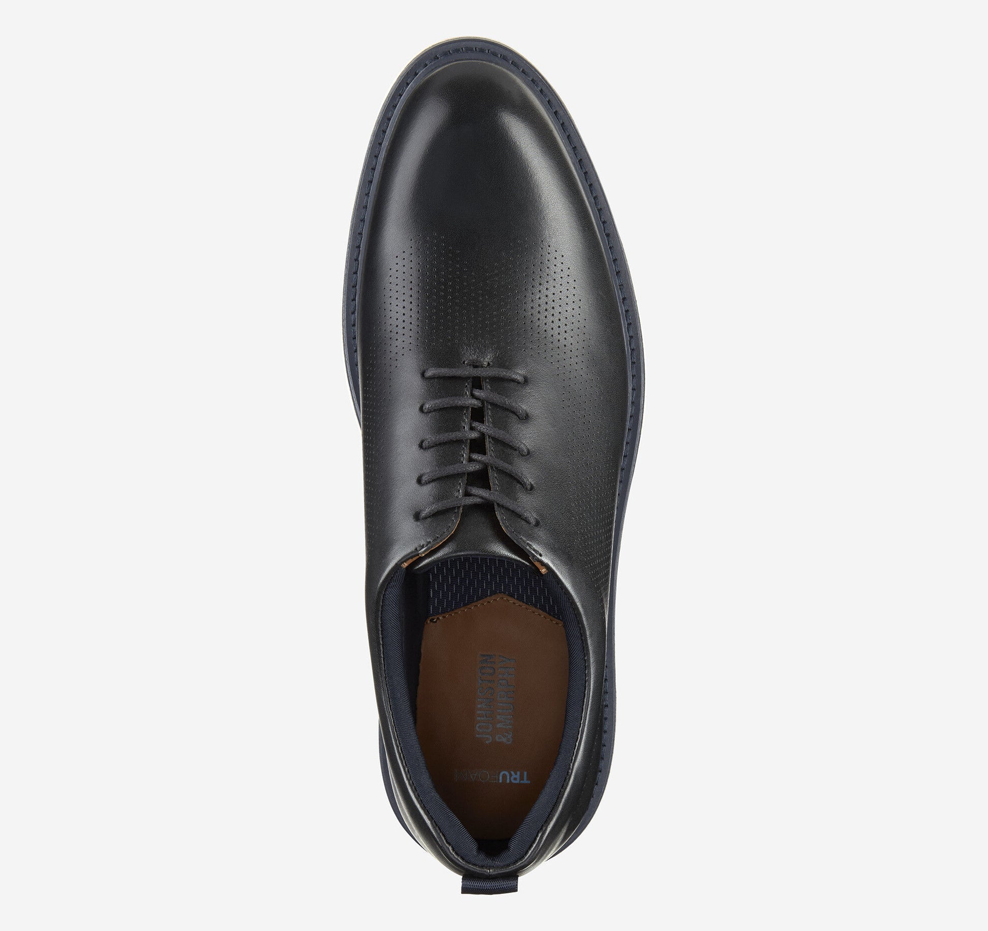 Johnston Murphy Men's Upton One-Piece Perfed Plain Toe