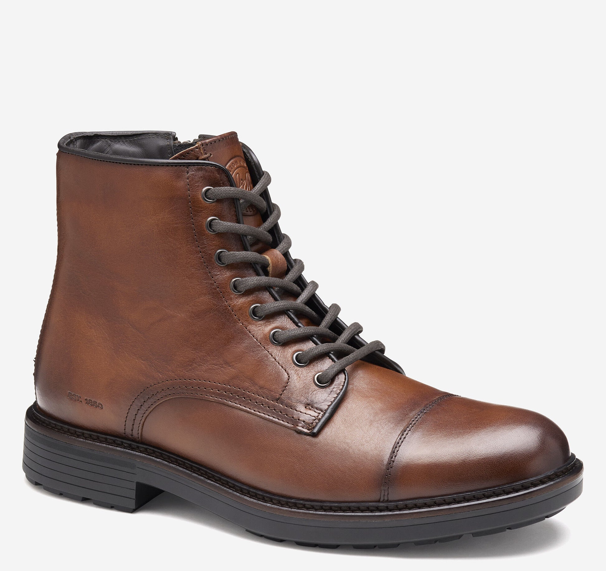 Johnston Murphy Men's Latham Cap Toe Boot