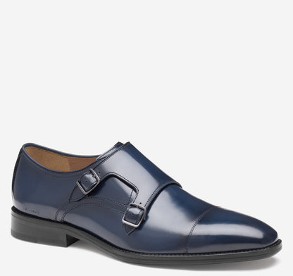 Johnston Murphy Men's Sullivan Double-Buckle Cap Toe