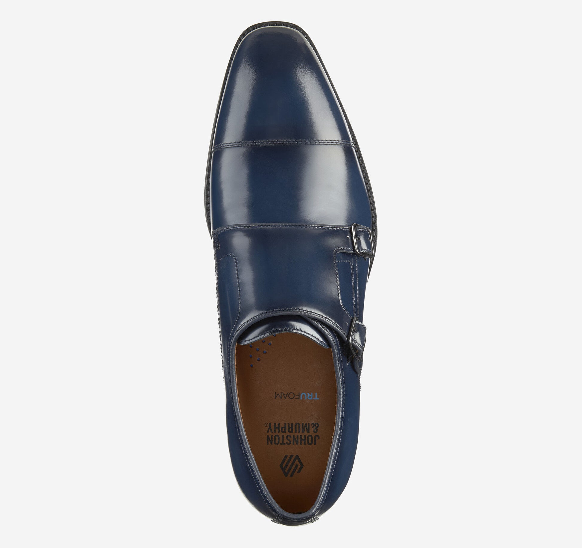 Johnston Murphy Men's Sullivan Double-Buckle Cap Toe