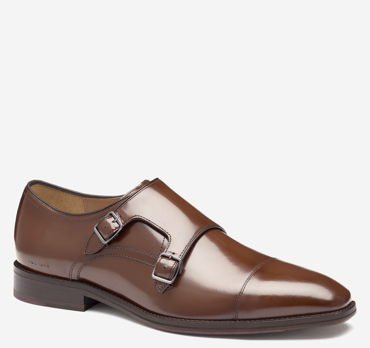 Johnston Murphy Men's Sullivan Double-Buckle Cap Toe