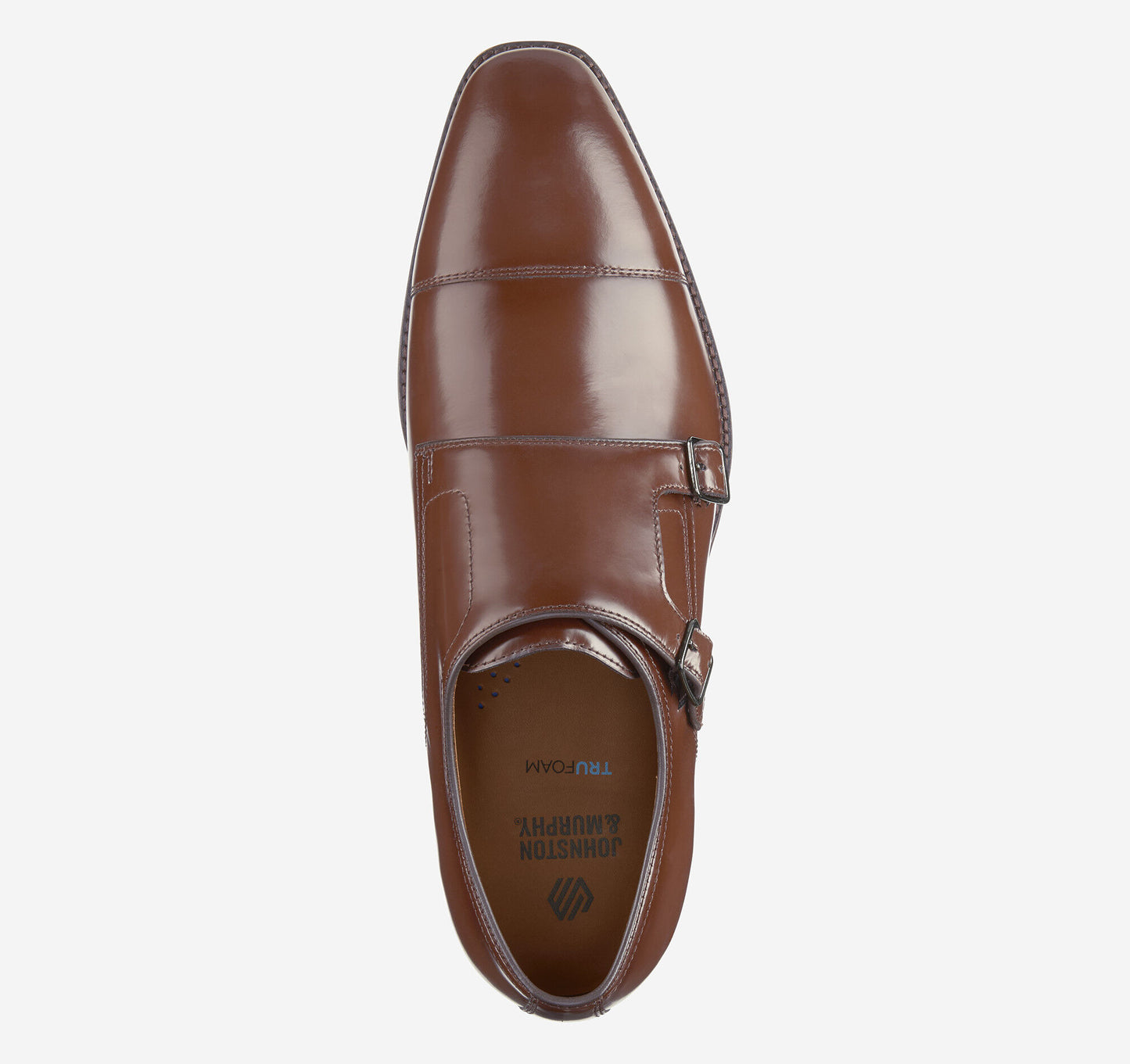 Johnston Murphy Men's Sullivan Double-Buckle Cap Toe