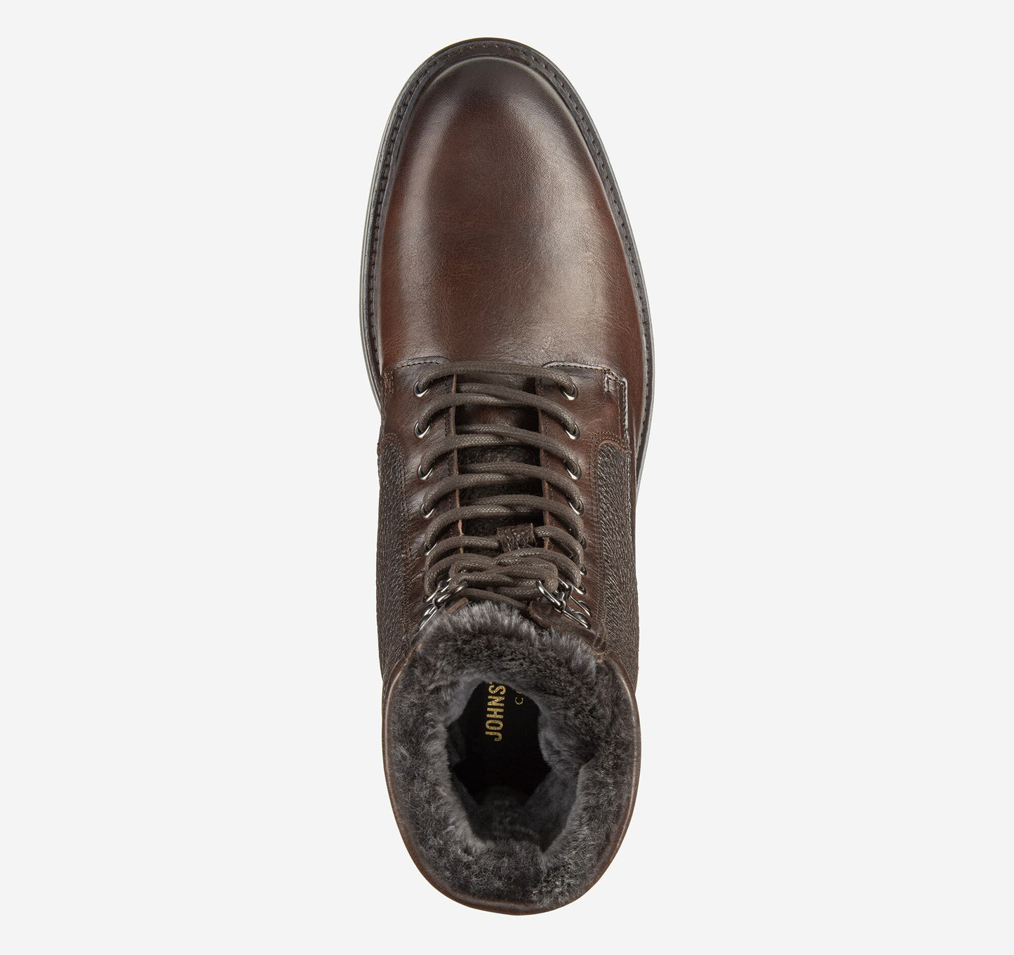 Johnston Murphy Men's Latham Plain Toe Shearling Boot