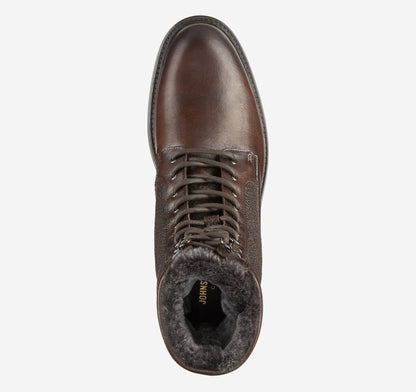 Johnston Murphy Men's Latham Plain Toe Shearling Boot
