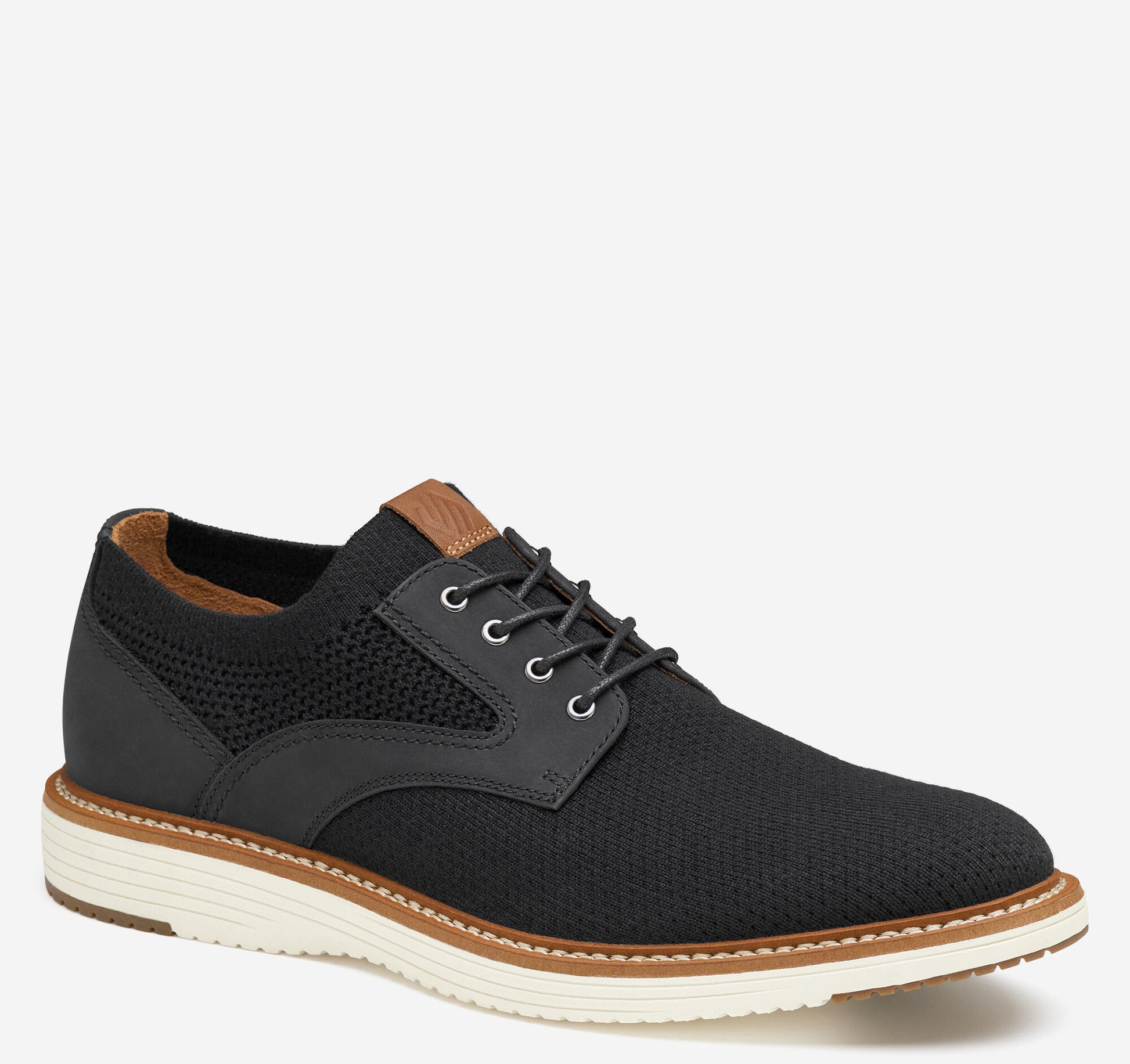 Johnston Murphy Men's Upton Knit Plain Toe