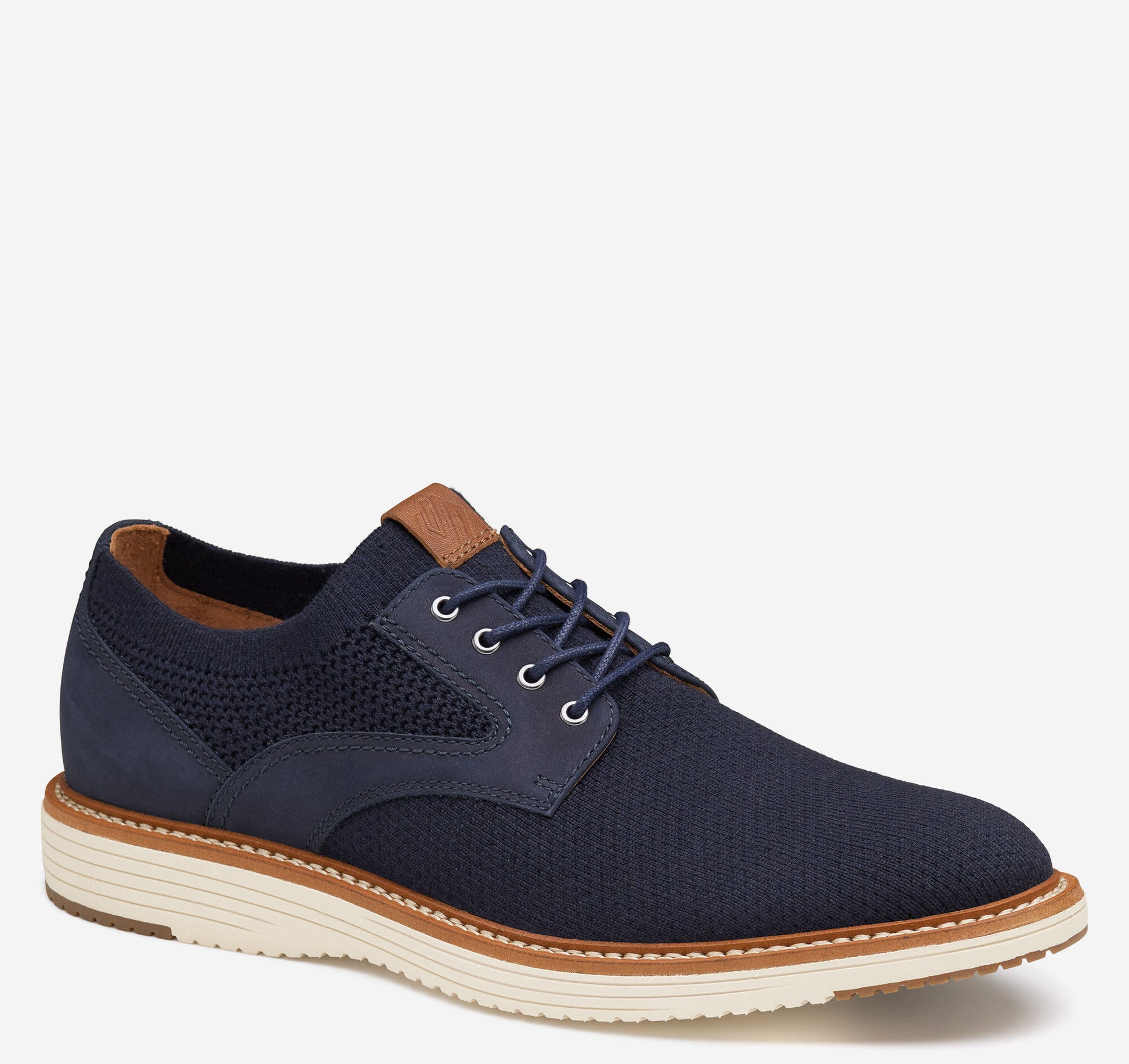 Johnston Murphy Men's Upton Knit Plain Toe