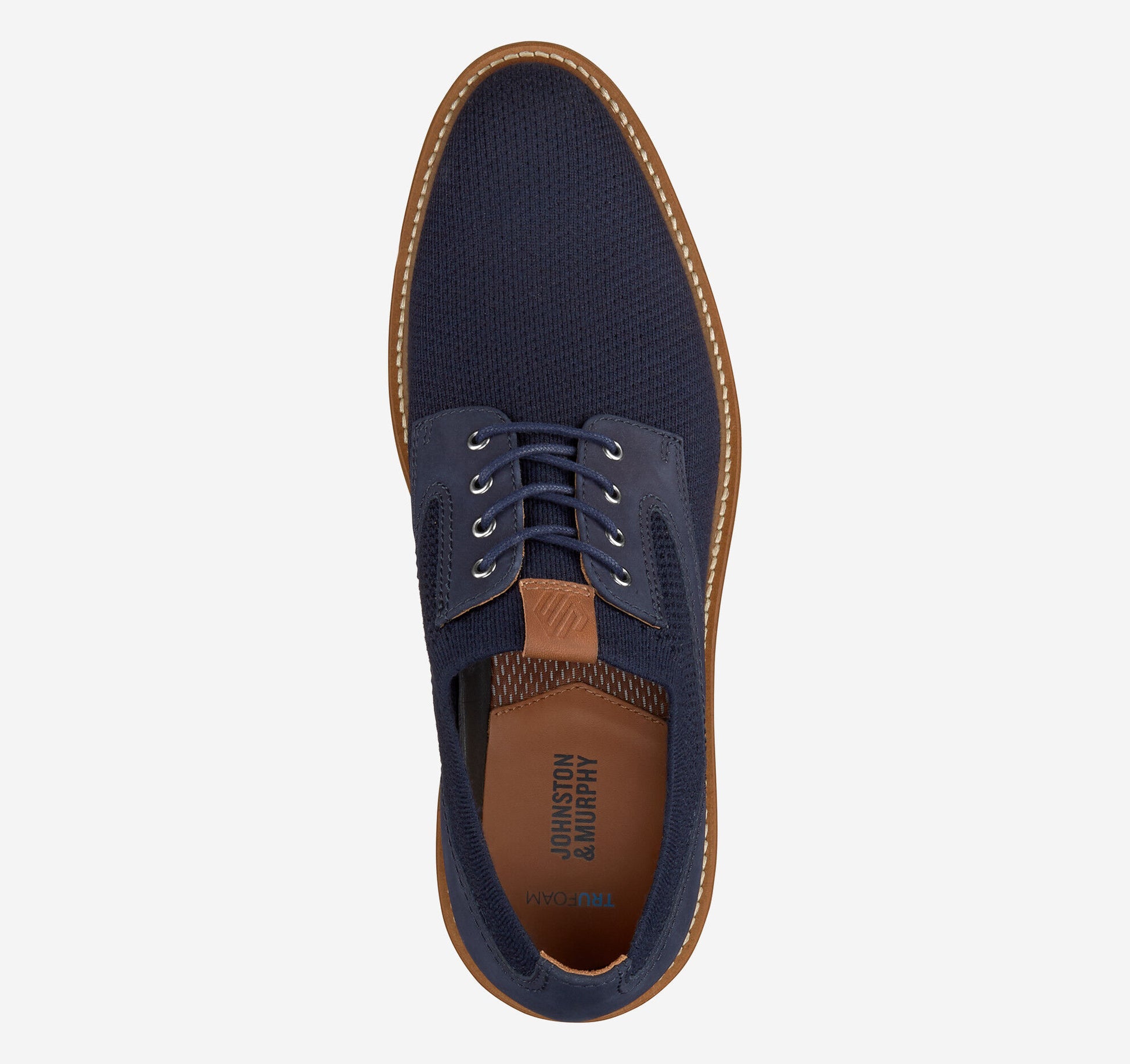 Johnston Murphy Men's Upton Knit Plain Toe