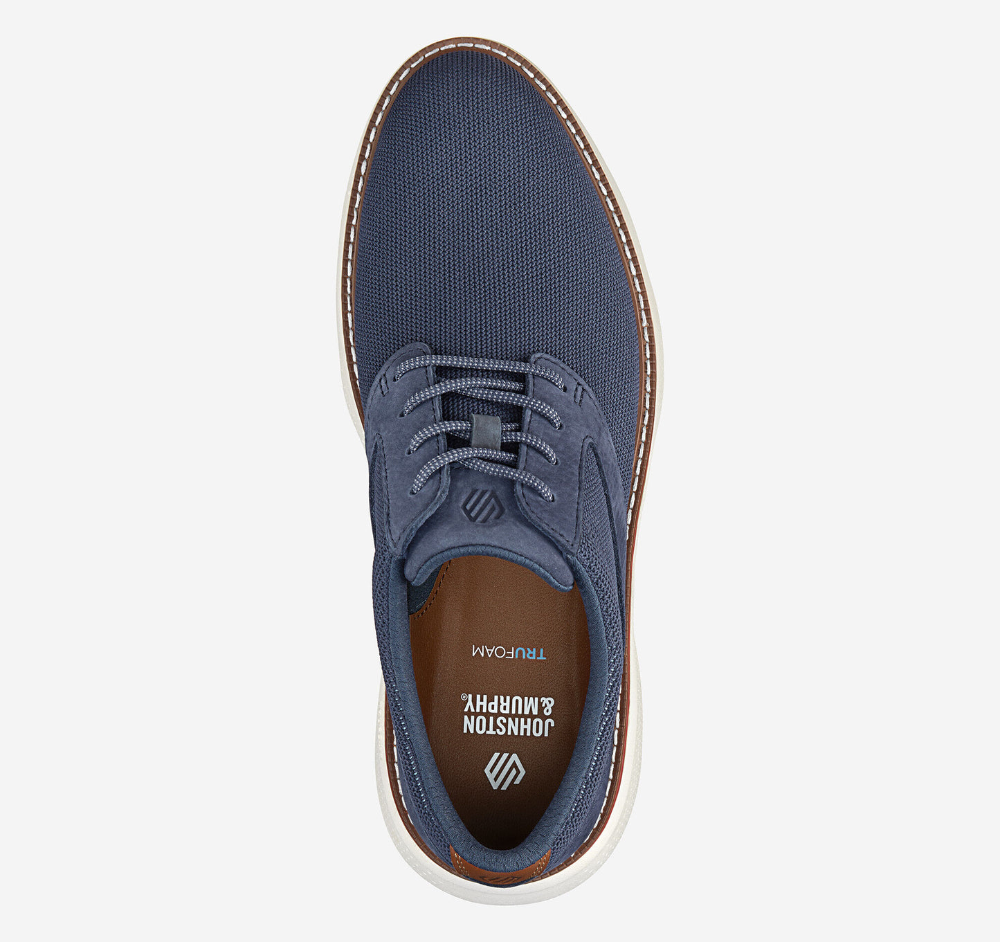 Johnston Murphy Men's Hayden Knit Plain Toe