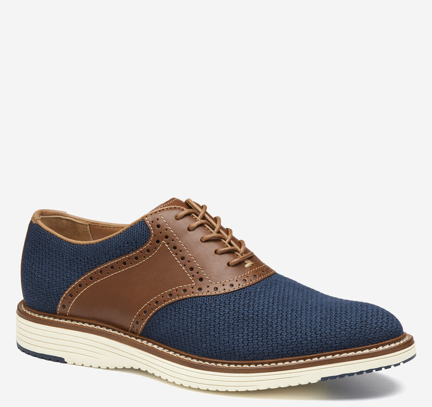 Johnston Murphy Men's Upton Knit Saddle