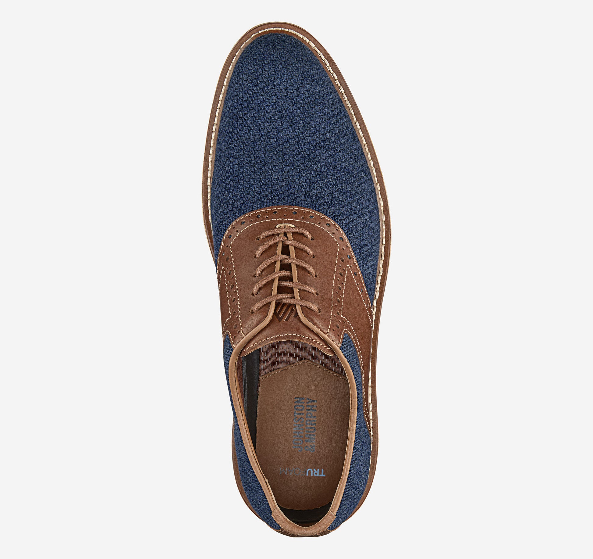 Johnston Murphy Men's Upton Knit Saddle