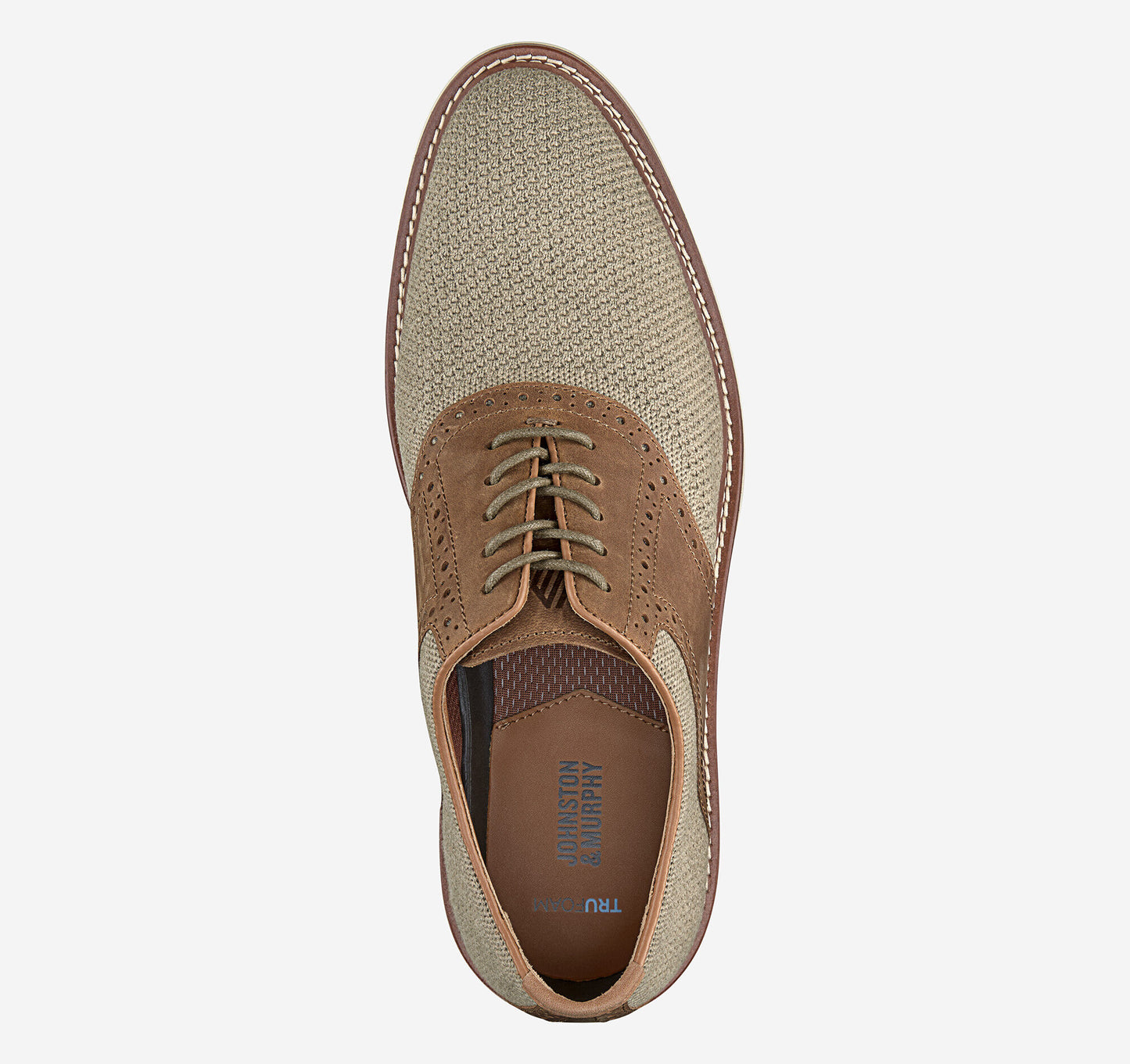 Johnston Murphy Men's Upton Knit Saddle