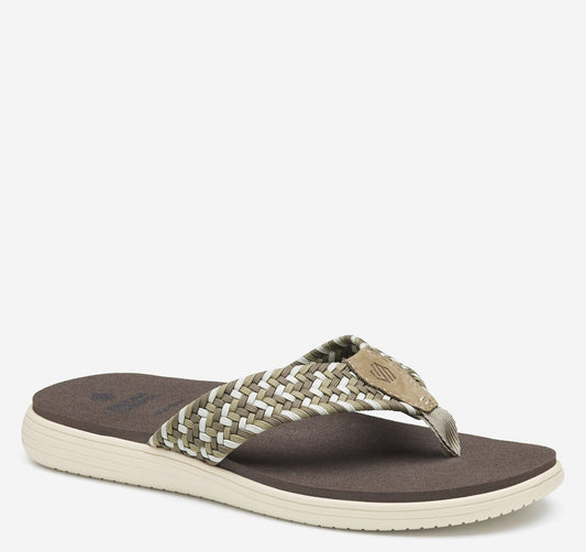 Johnston Murphy Men's Upton Woven Flip-Flop