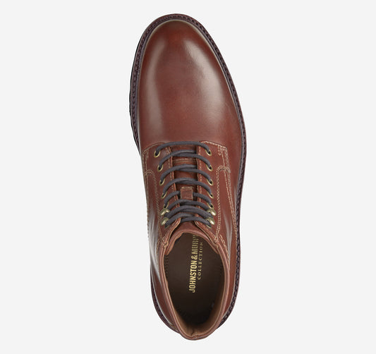 Johnston Murphy Men's Dudley Lug Plain Toe Boot