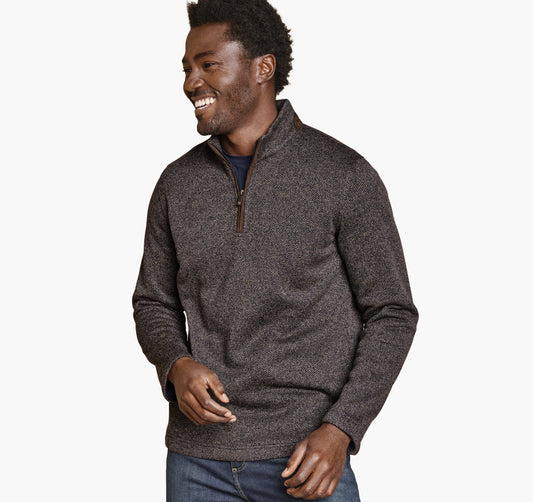 Johnston Murphy Men's Marled Quarter-Zip