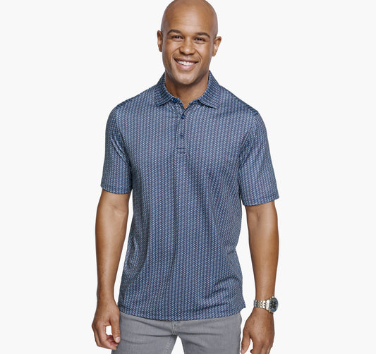 Johnston Murphy Men's XC4® Performance Print Polos + Cool Degree™