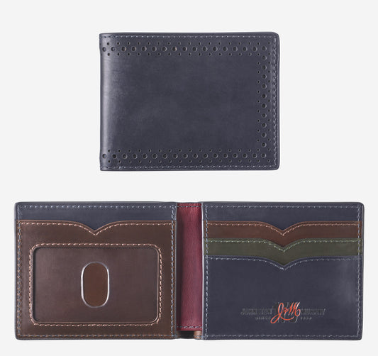 Johnston Murphy Men's 175th Anniversary Colorblocked Billfold Wallet