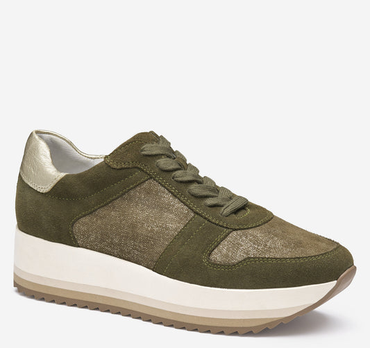 Johnston Murphy Women's Gracie Colorblock Lace-Up