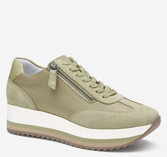 Johnston Murphy Women's Gracie Side-Zip Lace Up