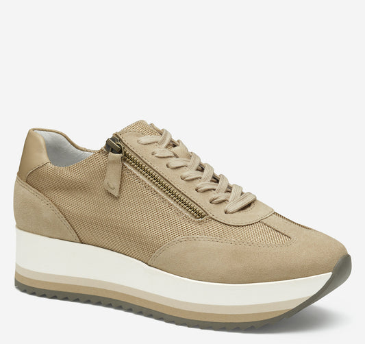 Johnston Murphy Women's Gracie Side-Zip Lace Up