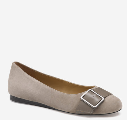 Johnston Murphy Women's Claire Belted Flat