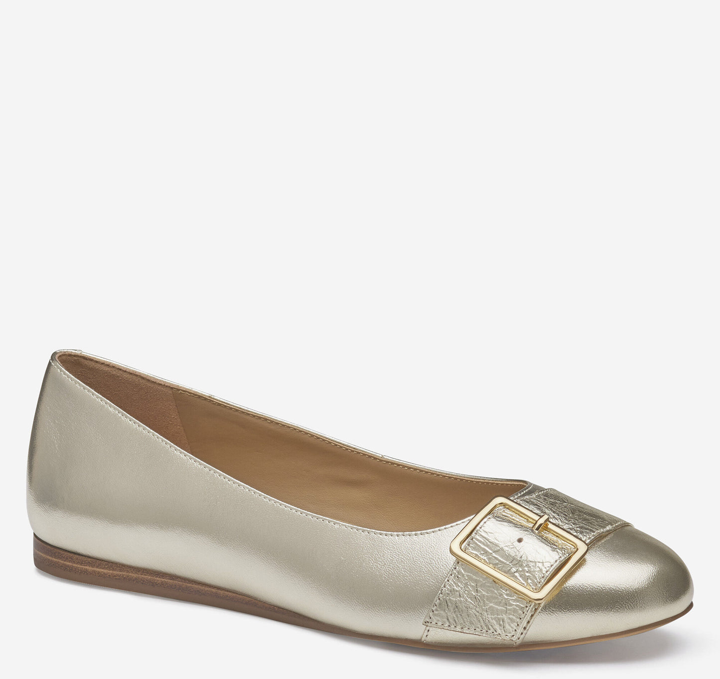 Johnston Murphy Women's Claire Belted Flat
