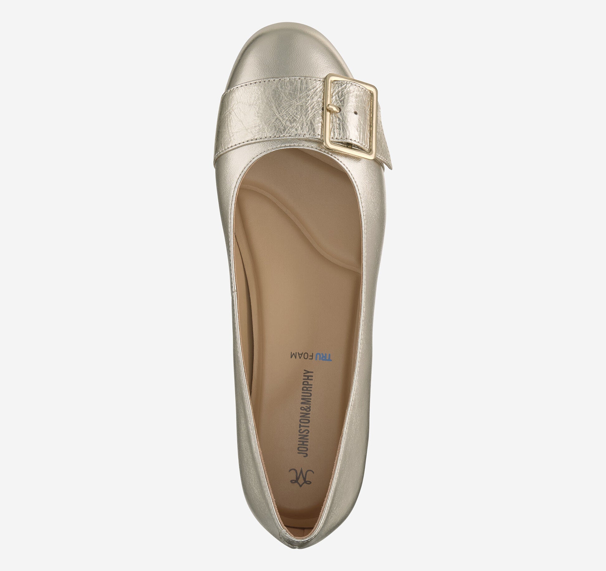 Johnston Murphy Women's Claire Belted Flat