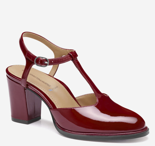 Johnston Murphy Women's Amy T-Strap Pump