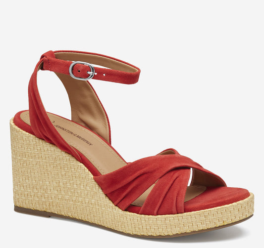Johnston Murphy Women's Marcia Cross-Band Sandal