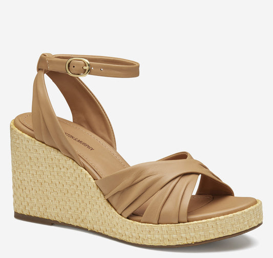Johnston Murphy Women's Marcia Cross-Band Sandal