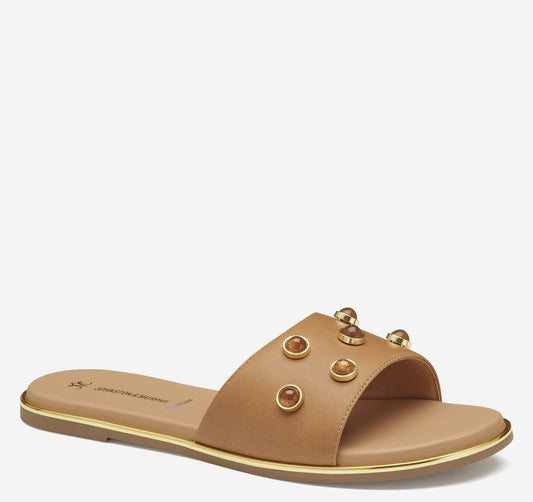 Johnston Murphy Women's Shayla Embellished Slide