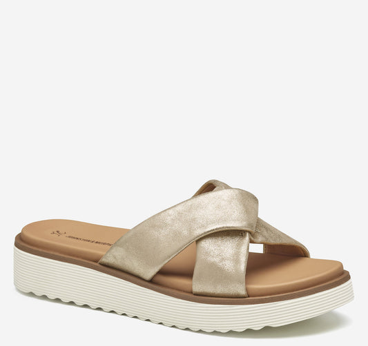 Johnston Murphy Women's Mitzi Knotted Slide