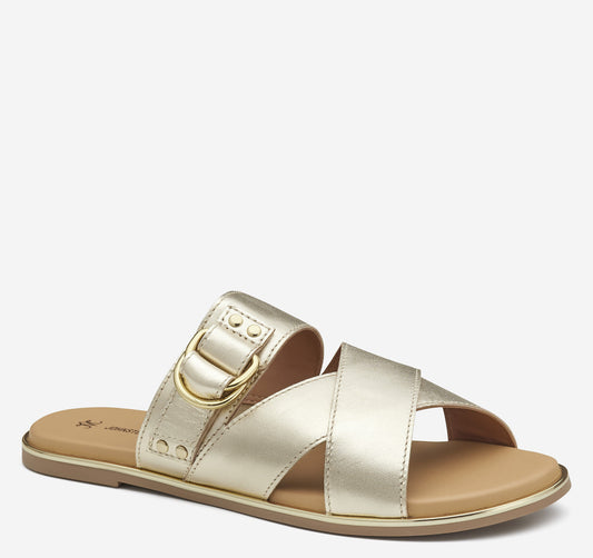 Johnston Murphy Women's Shayla Cross-Band Slide
