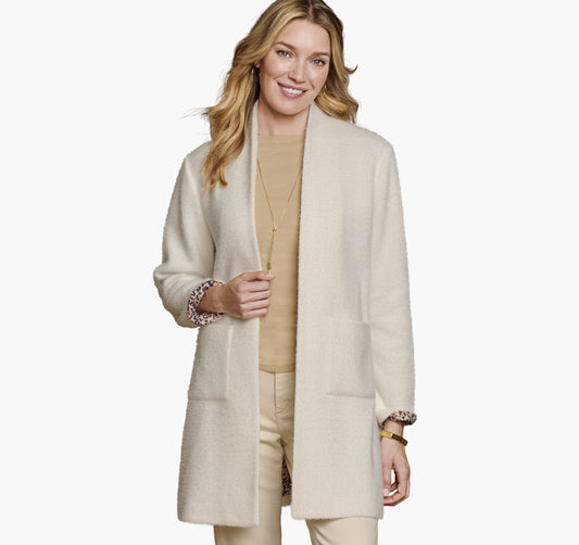 Johnston Murphy Women's Eyelash Coatigan