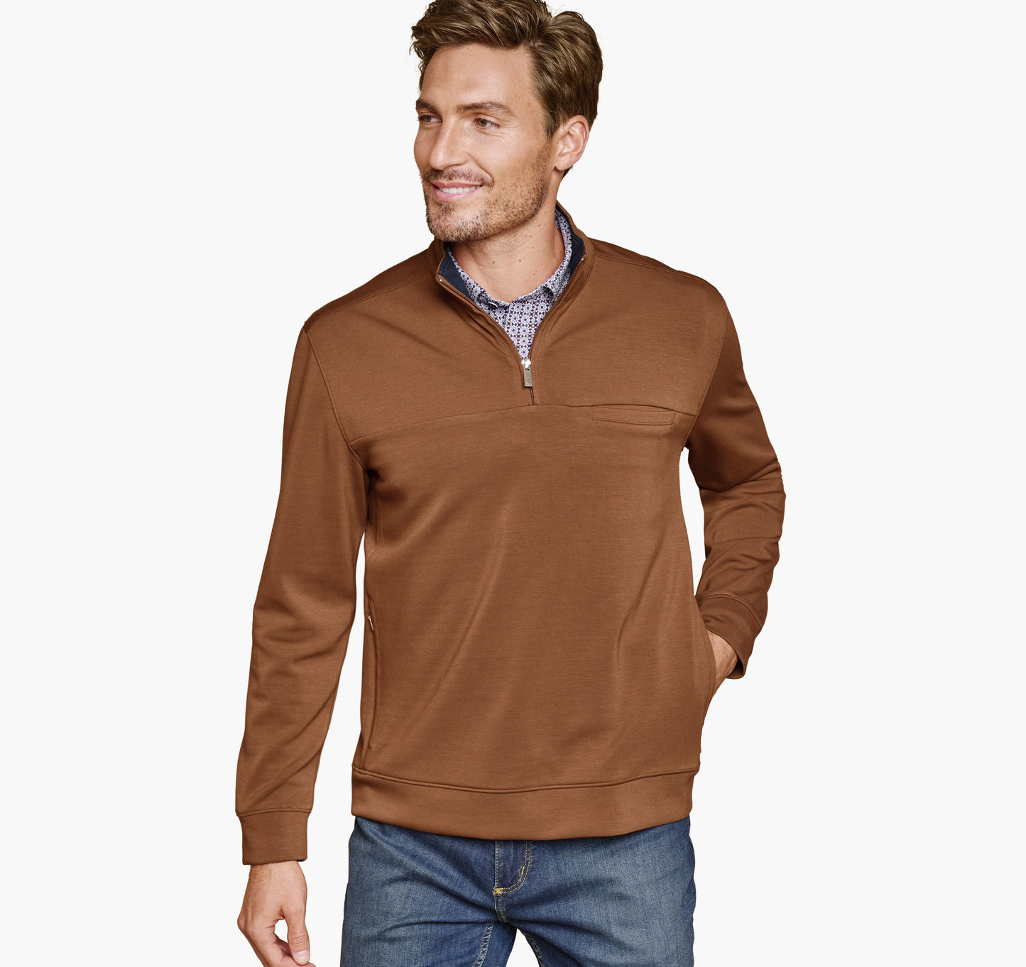 Johnston Murphy Men's Essential Quarter-Zip