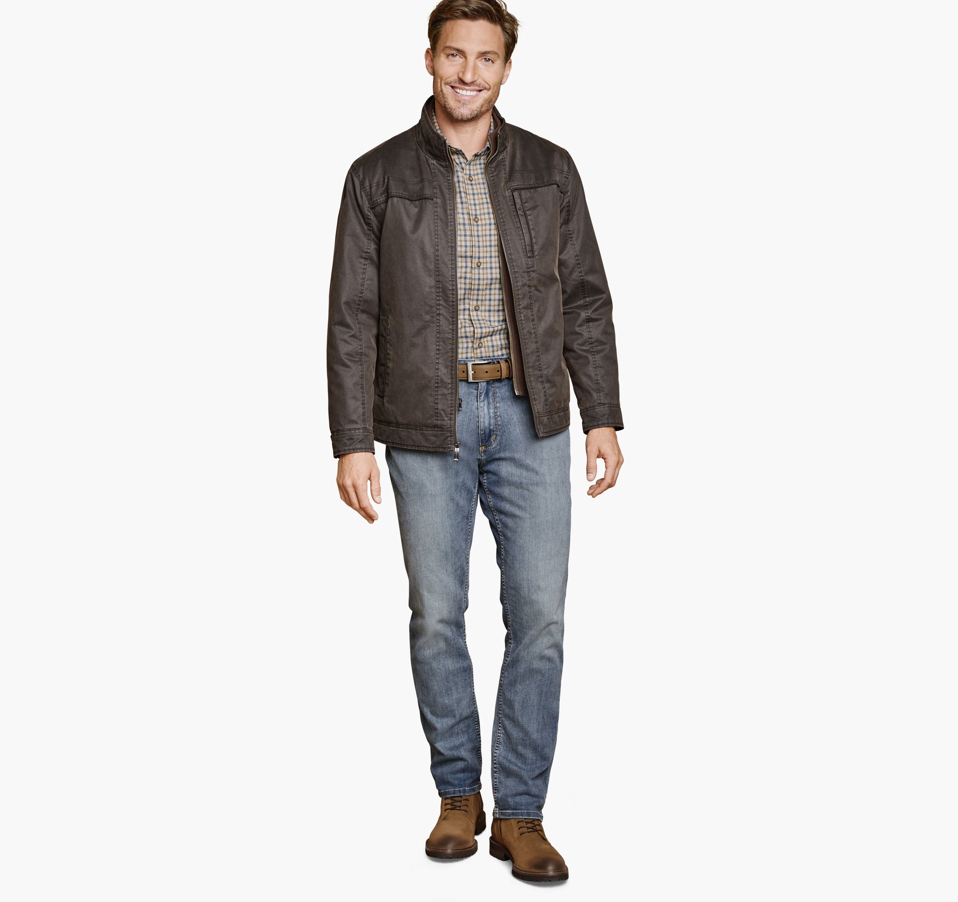 Johnston Murphy Men's Antique Cotton Jacket