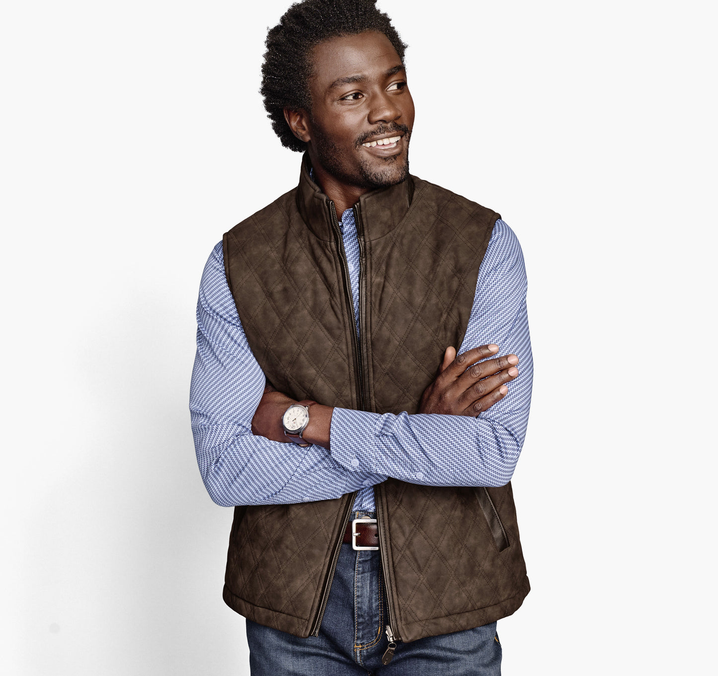 Johnston Murphy Men's Upton Reversible Vest