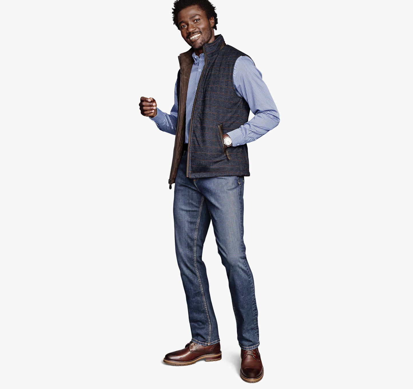 Johnston Murphy Men's Upton Reversible Vest