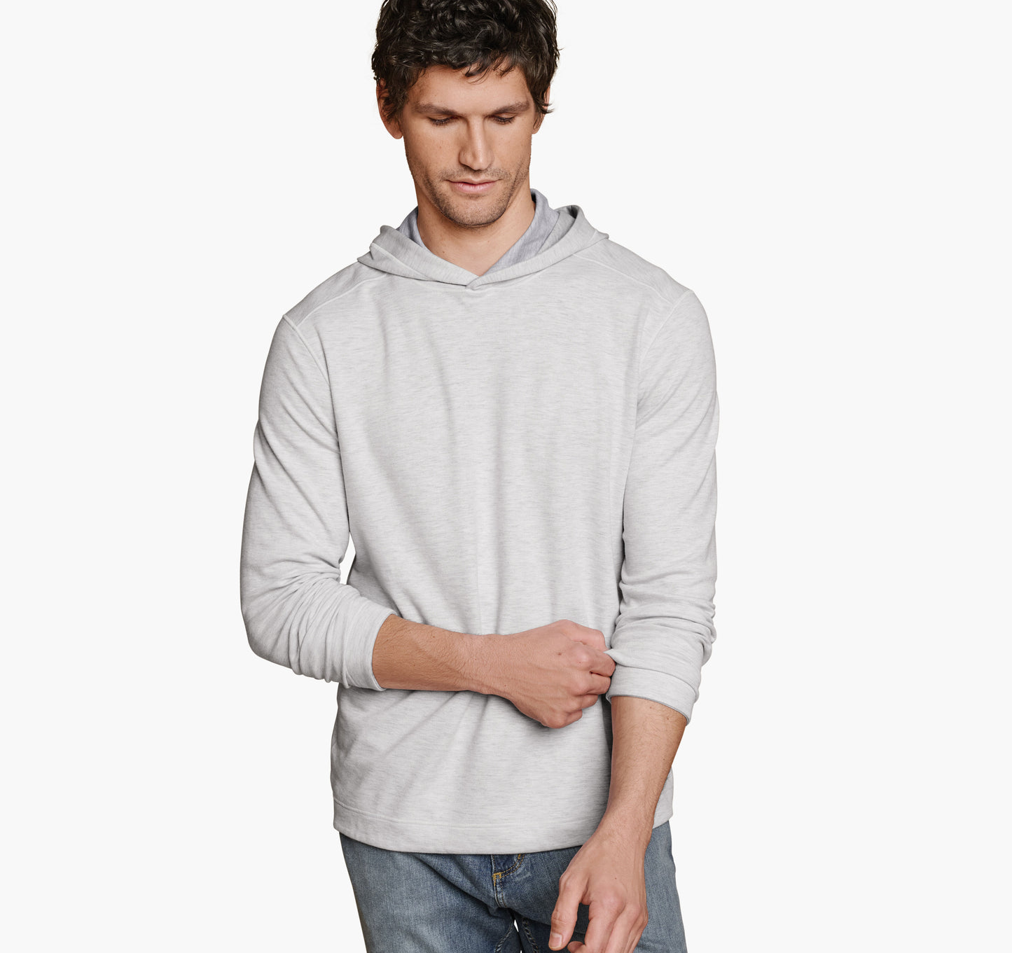 Johnston Murphy Men's Icon Reversible Hooded Pullover