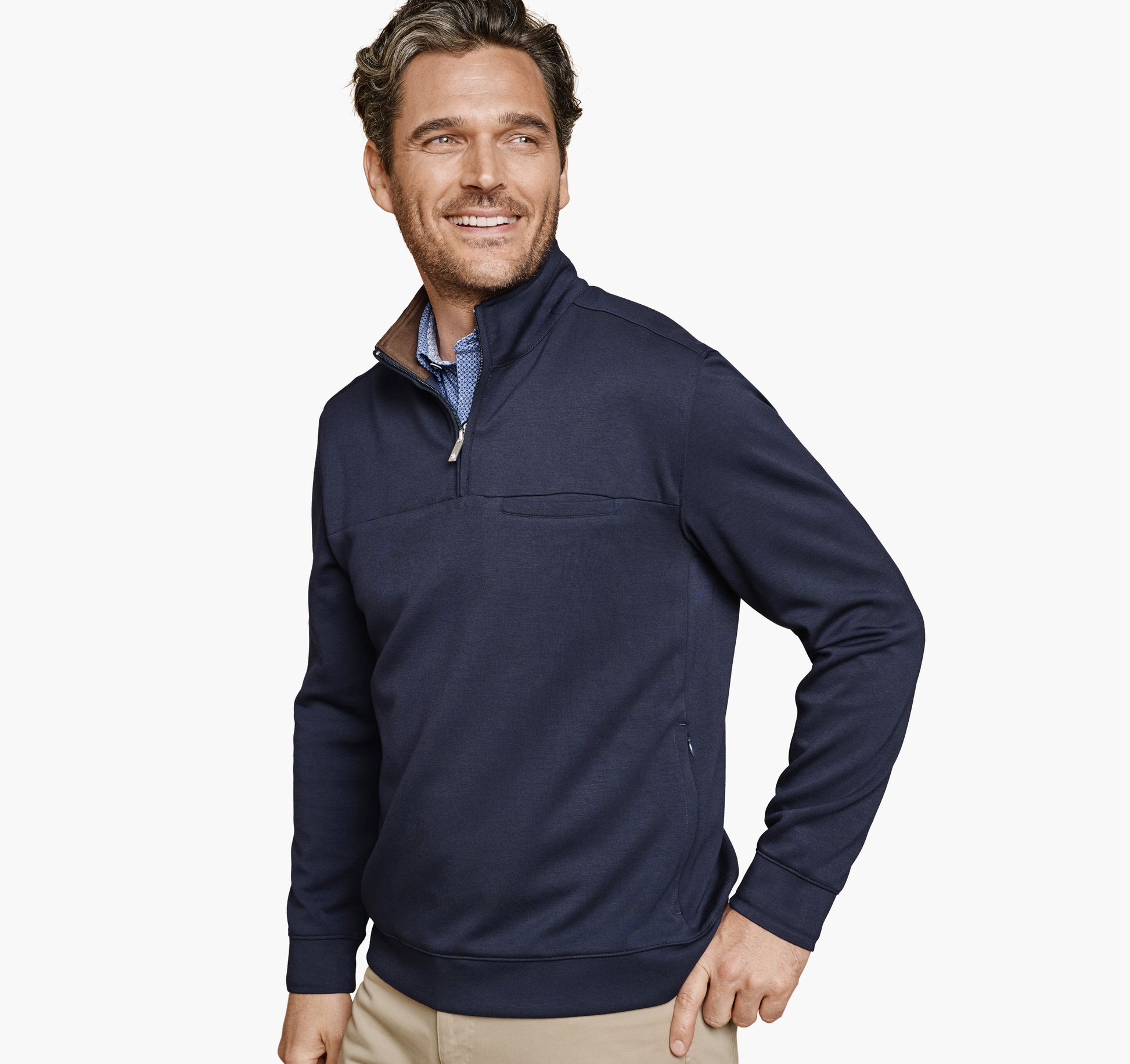 Johnston Murphy Men's Essential Quarter-Zip