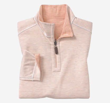 Johnston Murphy Men's Icon Reversible Solid Quarter-Zip