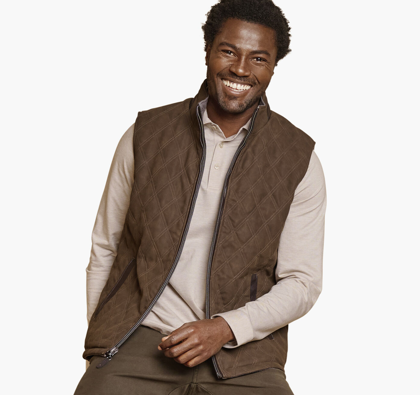 Johnston Murphy Men's Upton Reversible Vest