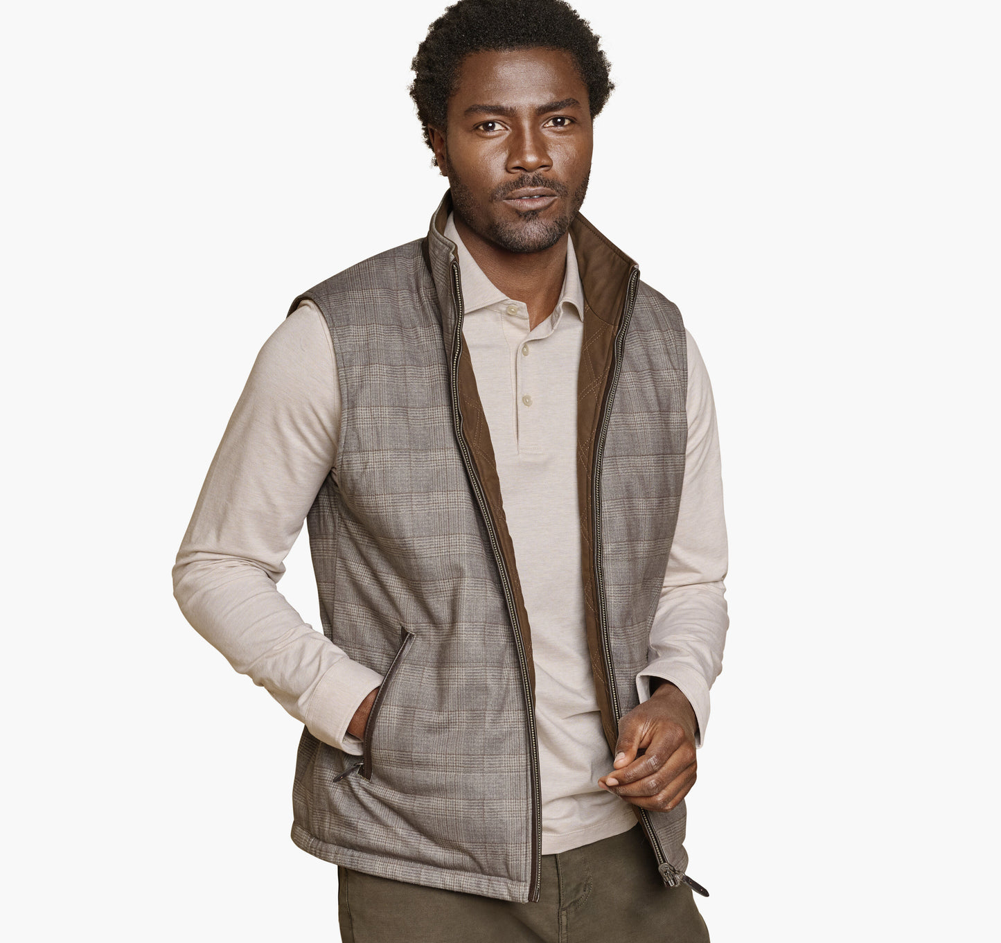 Johnston Murphy Men's Upton Reversible Vest