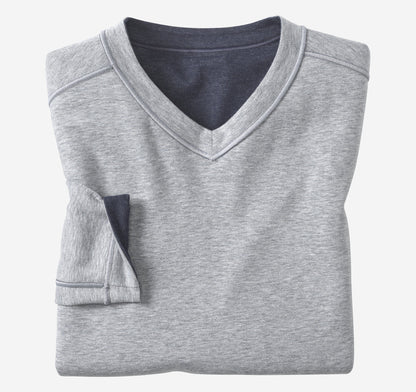 Johnston Murphy Men's Icon Reversible V-Neck Pullover