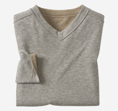 Johnston Murphy Men's Icon Reversible V-Neck Pullover