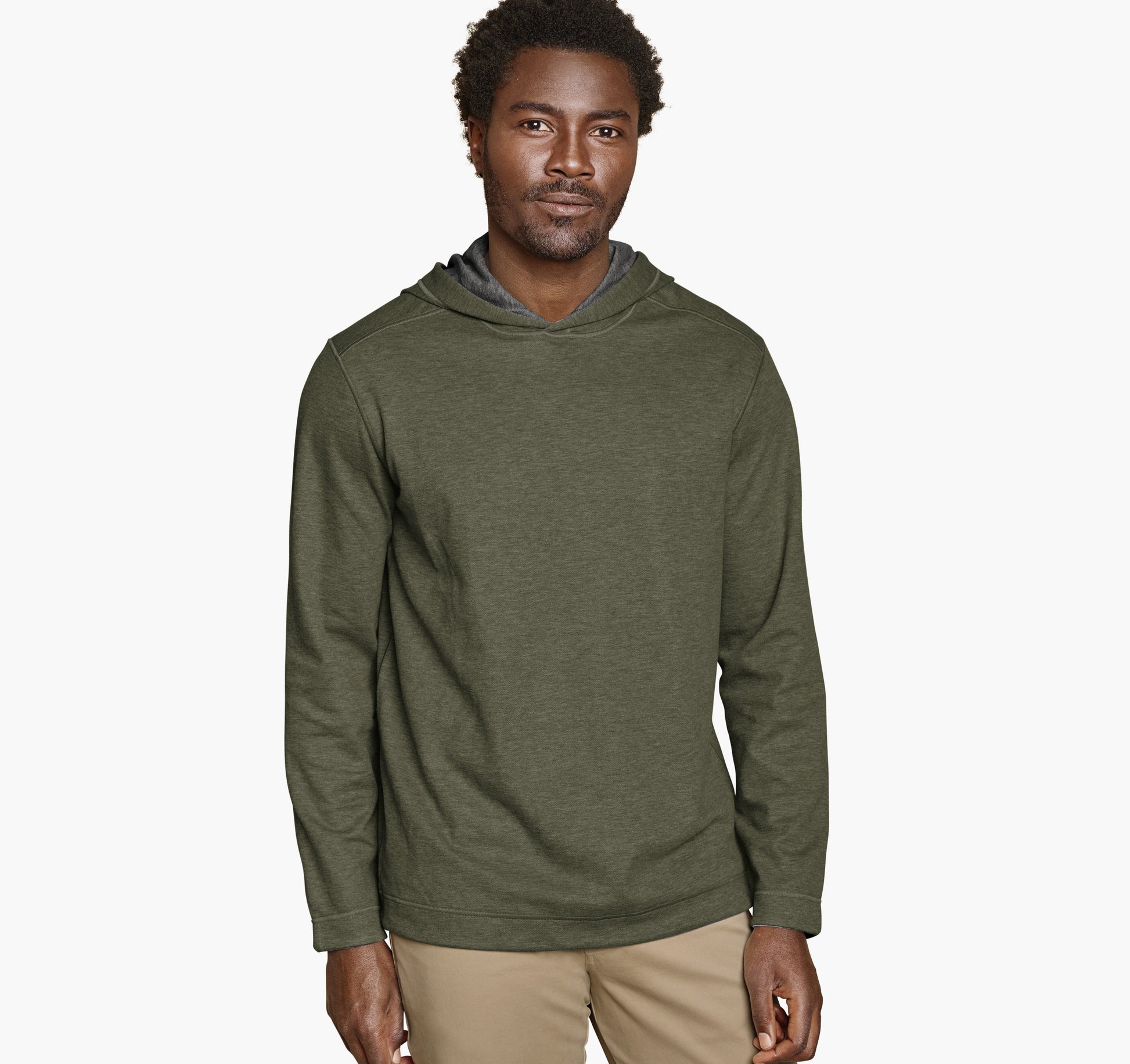 Johnston Murphy Men's Icon Reversible Hooded Pullover