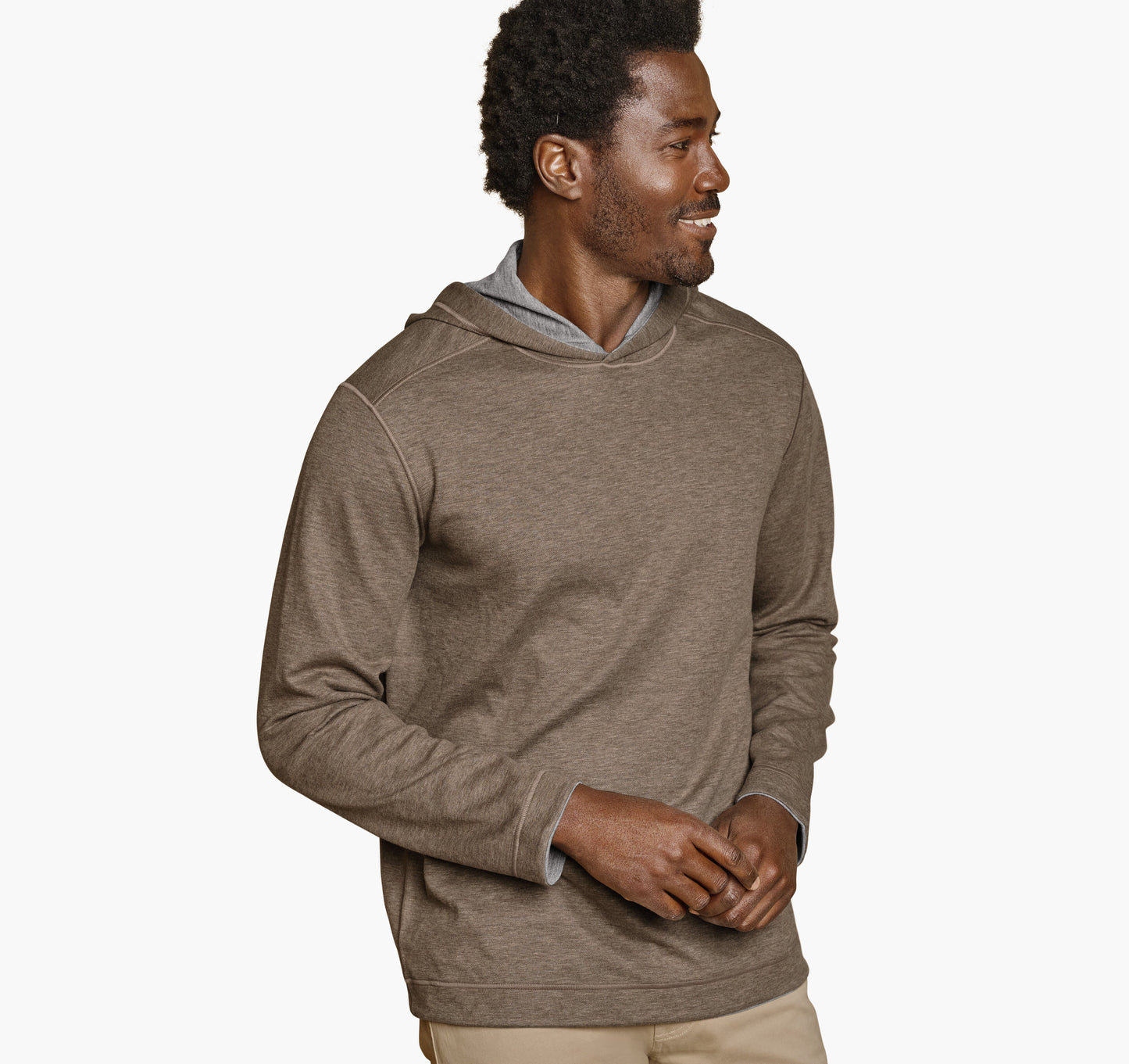 Johnston Murphy Men's Icon Reversible Hooded Pullover